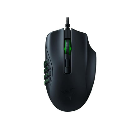 UPC: 0810056140670 | Razer Naga X Wired MMO Gaming Mouse: 18K DPI Optical Sensor – 2nd-gen Razer Optical Switch – Chroma RGB Lighting – 16 Programmable Buttons – 85g – Classic Black