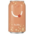 thumbnail image 3 of bubly Peach Sparkling Water, 12 fl oz, 18 Pack Cans, 3 of 7