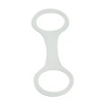 thumbnail image 2 of 1 clip para snorkel de buceo de 2,7 cm, accesorio de liberación rápida, pieza de repuesto blanco, 2 of 8