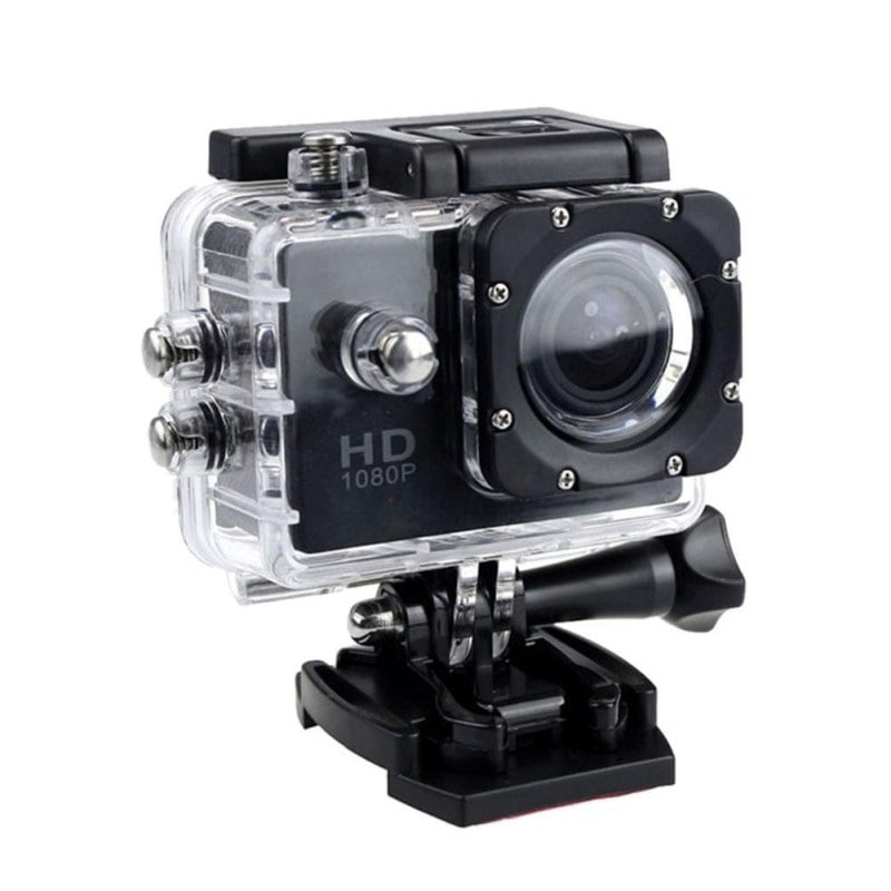 Sport Action Camera 12MP 1080P FHD 140° Waterproof CAM With Motion Detection TF 