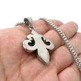 thumbnail image 3 of QQTDFG Mens Fashion Stainless Steel Fleur De Lis Pendant Necklace Jewelry Chain Gift-default, 3 of 3