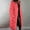 Wine, variant on cllios Women Hood Cardigan Large Size Sweater Pocket Single Breasted Long Sleeves Coat