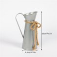 thumbnail image 5 of NEXAVKPR Farmhouses Decors Metal Milk Jugs Vases Wedding Floral Arrangement Container, 5 of 10