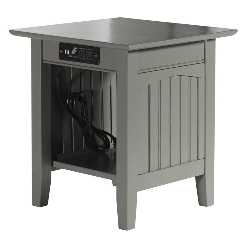 Grey Mosaic End Table Quantity 1 Com Grey Mosaic End Table Quantity 1, 12 Inch Wide Side Table With Drawer