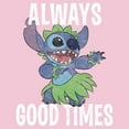 thumbnail image 2 of Girl's Lilo & Stitch Always Good Times Graphic Tee Light Pink Small, 2 of 4