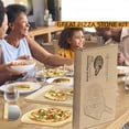 thumbnail image 6 of Rectangle Pizza Stone Set 15 x 12 Inch For Oven And Grill, 6 of 6