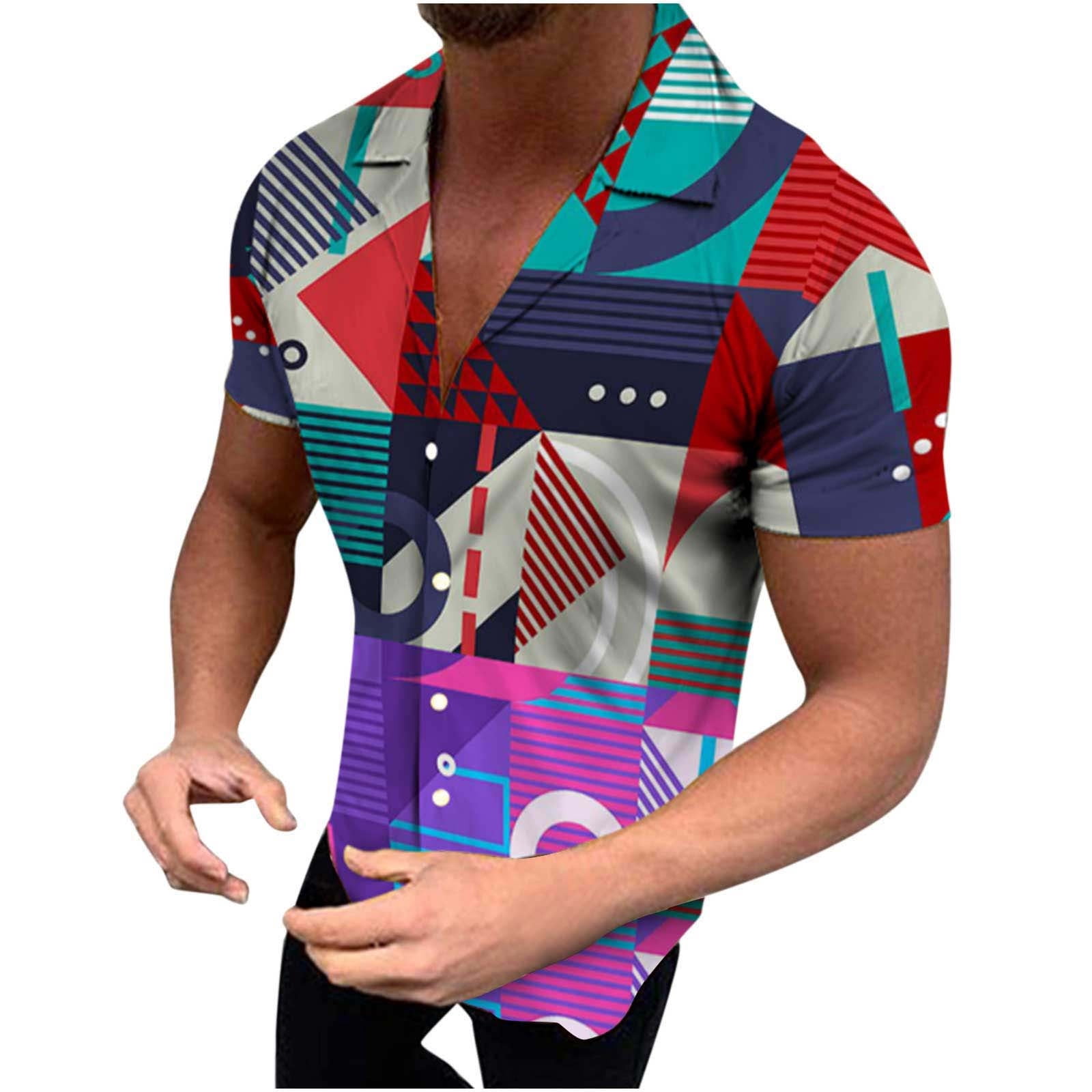 Mens Shirts Short Sleeve Mens Tee 