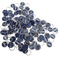 thumbnail image 1 of HUGFEGWE 100pcs Hand Sign Listing Numbered Tags Numbered Key Tags Metal Tags Numbered Id Tags Numbered Storage Tags Keychain Key Identifiers Numbered Key Rings License Plate Aluminum Alloy, 1 of 9