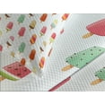 thumbnail image 4 of Ambesonne Ice Cream Quilted Bedspread Set 3 Pcs, Various Flavors, King Size, Multicolor, 4 of 5