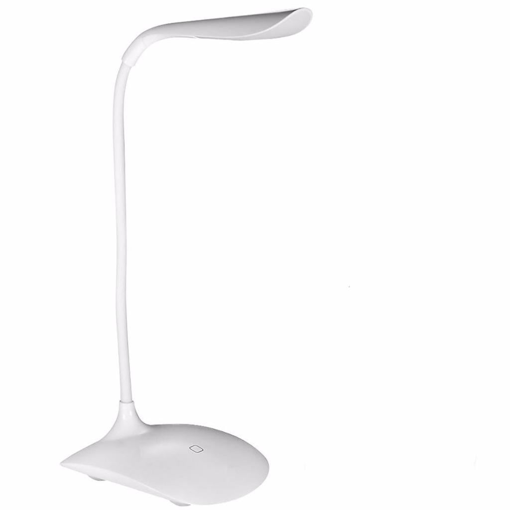 Lightahead Modern Stylish Eye Friendly Led Desk Lamp Rechargeable Battery Or Usb Powered Flexible Reading Light With Charging Port And 3