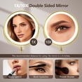 thumbnail image 4 of Espejo de maquillaje UBYMET 10 veces, grande, iluminado, 8 alturas ajustables, 4 of 6