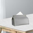 thumbnail image 2 of Abbracc Tissue Box Cover Facial Tissue Paper Box Cover for Restaurant Car Decoration Gray, 2 of 7