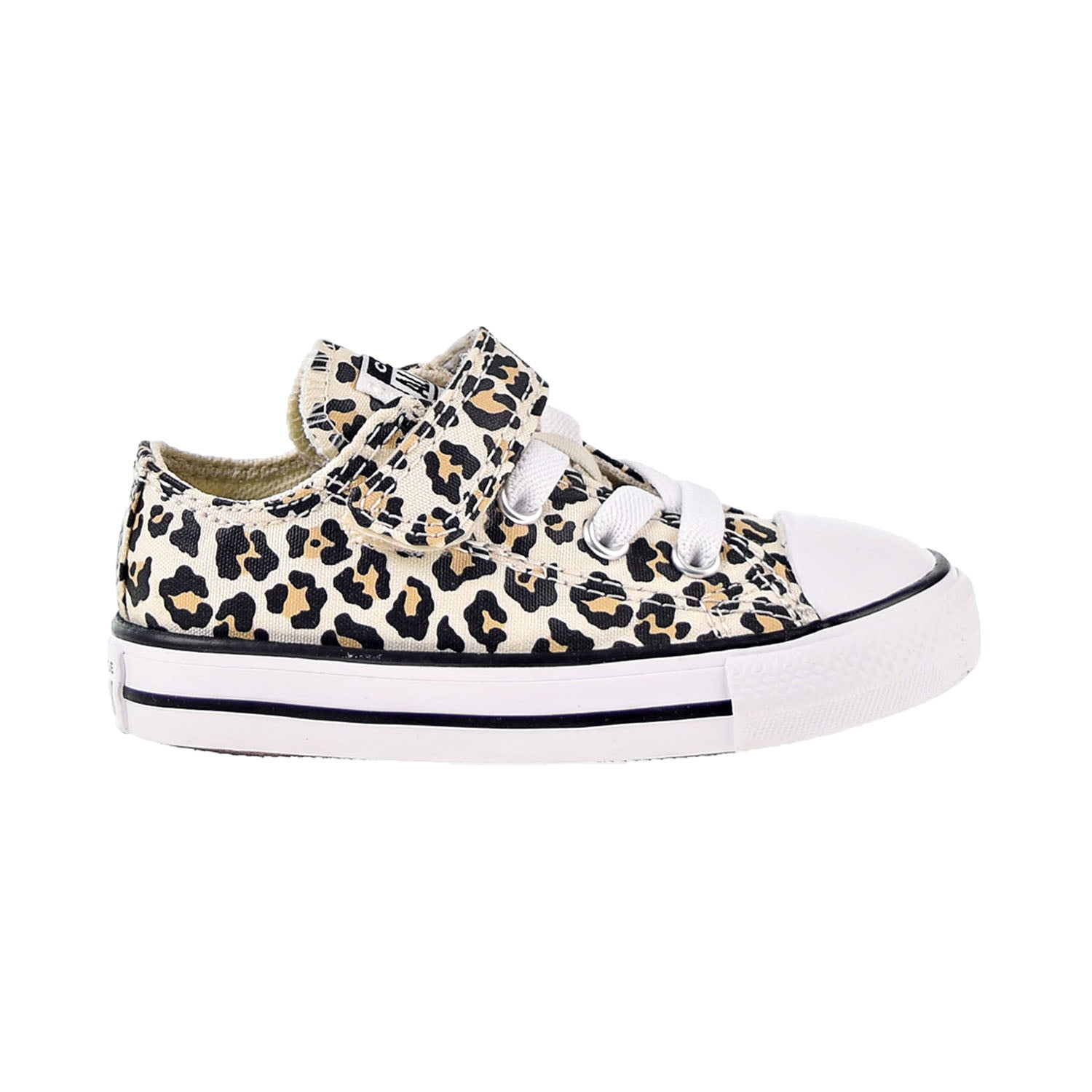 Converse Chuck Taylor All Star Leopard Print Toddler's Shoes Black-Beige  766298f 