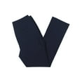 thumbnail image 2 of INC Womens Slim Leg Mid-Rise Ankle Pants Navy 0, 2 of 3