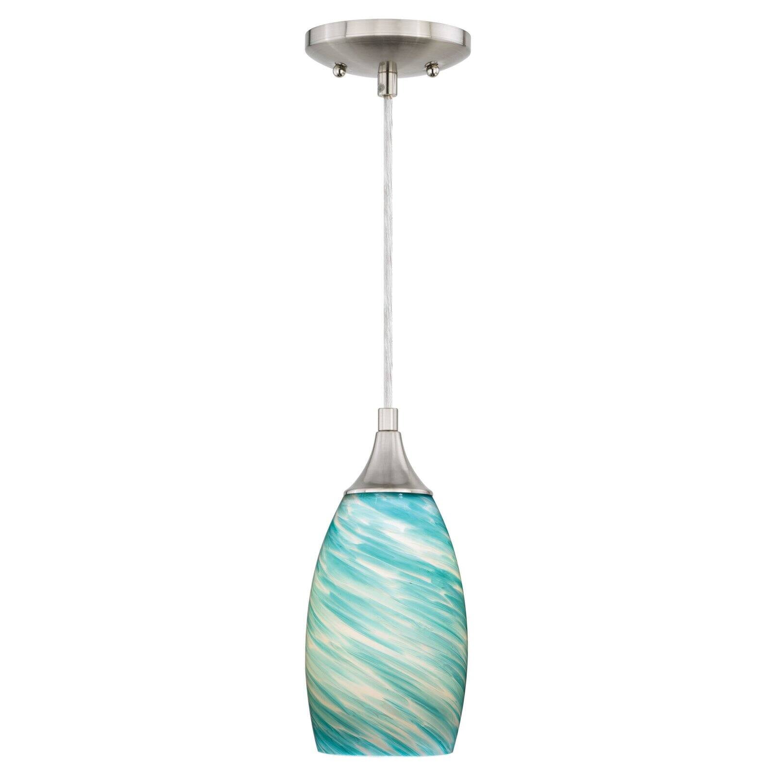 Vaxcel Milano Satin Nickel Mini Pendant 