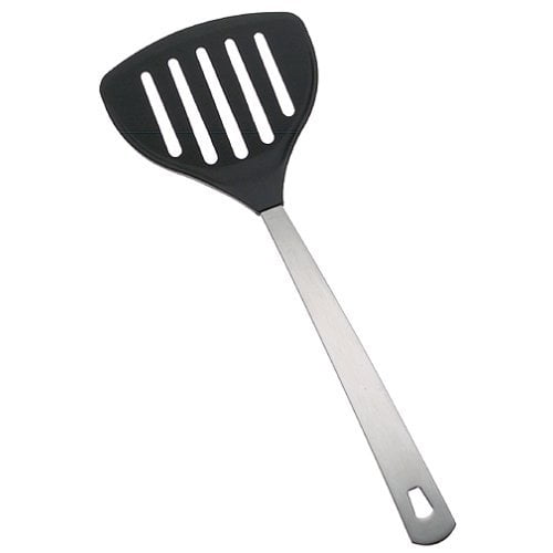 Amco Wide Blade Slotted Nyoln Stainless Steel Spatula