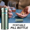 thumbnail image 1 of Botella de sello de a prueba de agua, bote de botella de mini píldoras, caja contenedora de cápsulas para diario equipo de supervivencia S colorido Baoblaze Estuche de medicamentos, 1 of 8