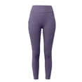 thumbnail image 4 of Leggings with Pockets for Women, Comdrip Women's High Waist Yoga Pants with Pockets Yoga Pants Sport Workout Leggings for Women Tummy Control Leggings for Women Dark Purple S, 4 of 4