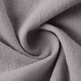 thumbnail image 6 of Women's V Neck 3/4 Sleeve Linen Blouse Loose Fit Solid Color Summer Top, 6 of 7