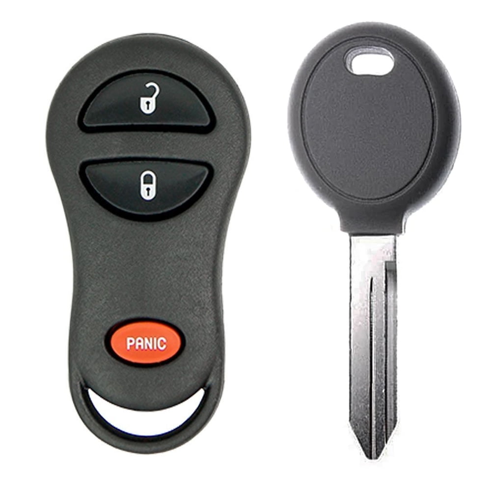 WFMJ Smart Remote Flip Folding 4 Buttons Key Shell Case Fob for Jeep Chrysler Dodge Ram 1500 2500 3500 Charger Aspen PT Cruiser Pacifica Auto keyless 00074-Y
