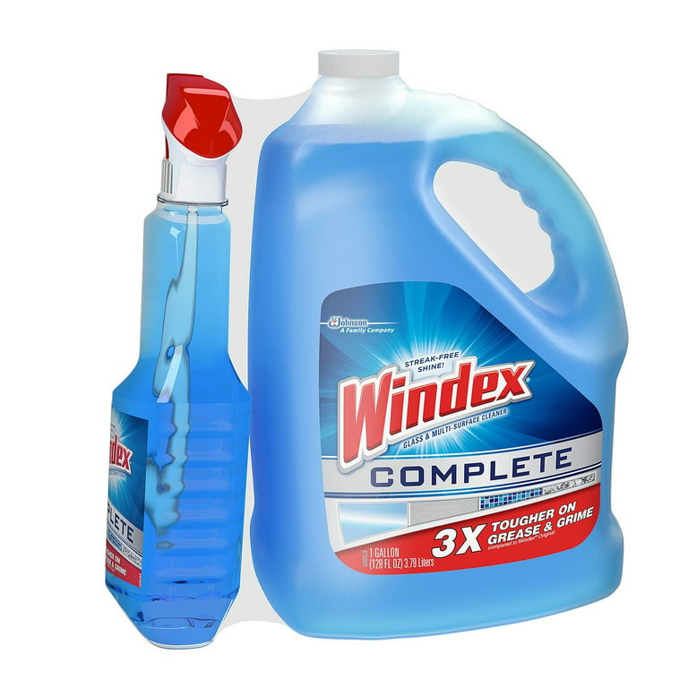 Windex Original Glass Cleaner (128 oz. Refill + 32 oz. Trigger) –
