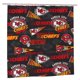 thumbnail image 1 of Cortinas opacas impermeables personalizadas del equipo de fútbol KC Chiefss, cortinas impermeables, cortina de ducha para baño, cortina de ducha para el hogar antialtas temperaturas, 72 x 72 pulgadas, 1 of 8