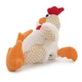 thumbnail image 5 of goDog Checkers Fat Rooster with Chew Guard Technology for Tough Chewers - White, Small, 5 of 11