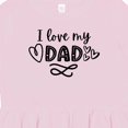 thumbnail image 4 of Inktastic I Love My Dad with Hearts Girls Toddler Dress, 4 of 5