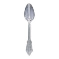 thumbnail image 5 of Smarty 7.3" Shiny Metallic Baroque Silver Disposable Plastic Spoons 600ct, 5 of 8