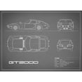 thumbnail image 2 of Rogan, Mark 14x12 White Modern Wood Framed Museum Art Print Titled - Toyota GT2000-Grey, 2 of 4