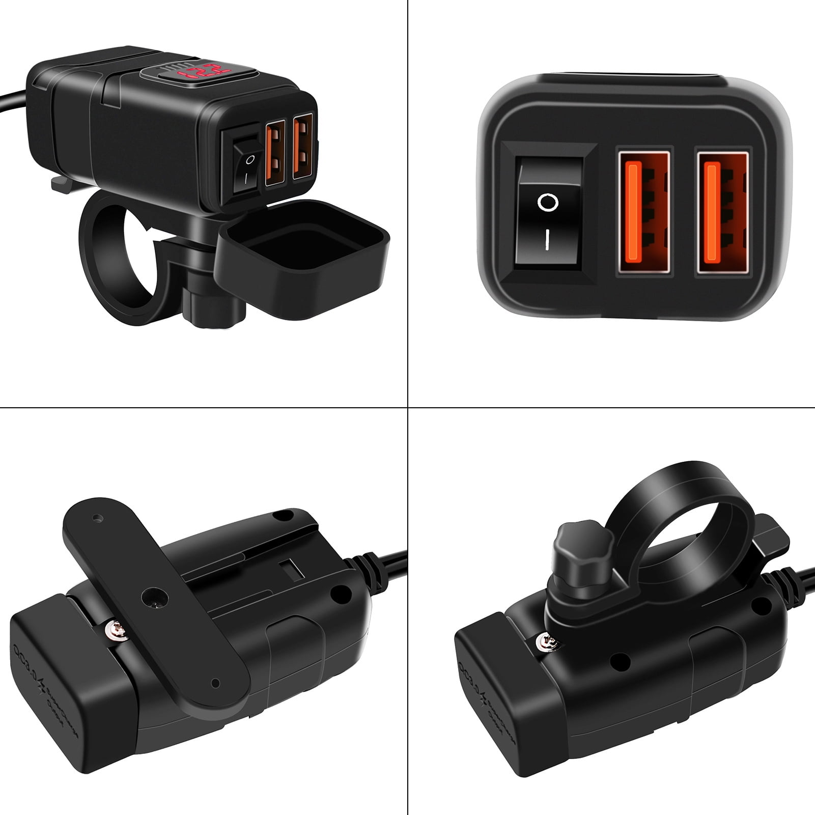 Buy Hashiru Duo USB socket Neutral - POLO Motorrad
