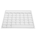 thumbnail image 4 of Pizarra de borrado en seco con planificación semanal para oficina, calendario magnético mensual, pizarra negra (blanca), 4 of 8