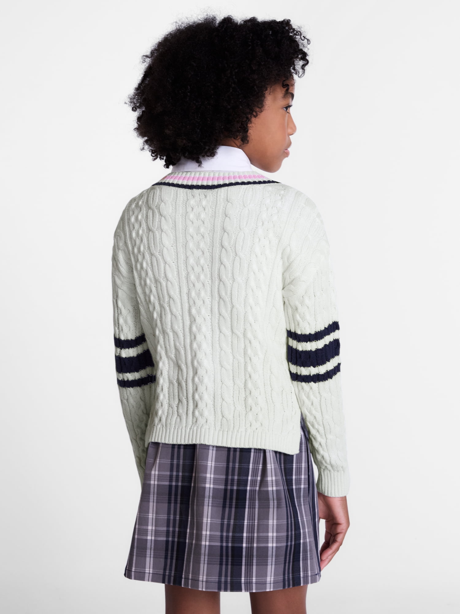 Weekend Academy Girls Pullover Cardigan, Sizes 4-18