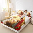 thumbnail image 4 of jejeloiu Happy New Year Full Sheet Set,Christmas Religious-Themed Merry Xmas,Ultra Soft Decor For Teens,4-Piece, 4 of 7