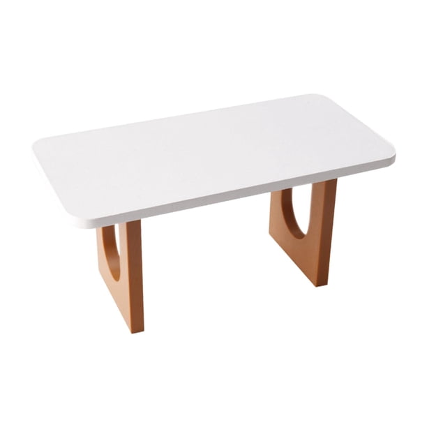Silla de mesa para casa de muñecas,Mesa de centro en miniatura a escala 1/12,muebles para casa de muñecas,Accesorios para mesa de comedor en miniatura para casa de muñecas,Modelo de muebles