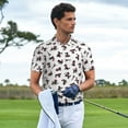 thumbnail image 3 of Balery Poodle Dog Camisa Polo de Hombre con Estampado, de Manga Corta y Tejido Medio, Camisa Tipo Golf Polo-Large, 3 of 6