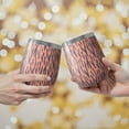 thumbnail image 2 of Leopard Print 12oz Stainless Steel Insulated Wine Tumbler with Lid and Straw – Double Wall Vacuum Mug for Hot & Cold Drinks, 304 Steel Interior, Sweat-Free Design, 2 of 5