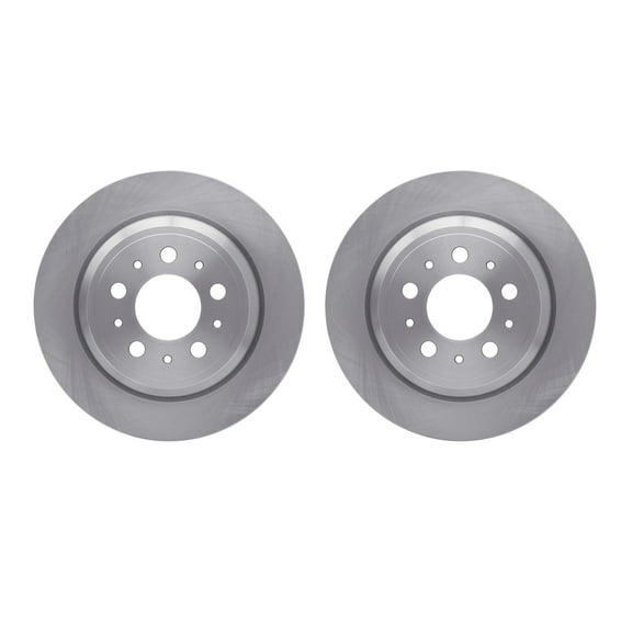 Dynamic Friction Company Rear Brake Rotors 6002-27029