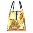 thumbnail image 4 of Lsque Sanrio Pattern Portable Insulation Lunch Bag, Insulated Food Delivery Bag, Meal Grocery Tote Insulation Bag Large Capacity Reusable Warming Bag, 4 of 9