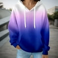 thumbnail image 2 of Hoodie Womens Colorful Hoodie Casual Long Sleeve Womens Pullover Sweatshirt Womens Soft Sweatshirt XL, 2 of 4