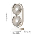 thumbnail image 3 of XGFHYJEH Desk Fan, Small Fan, Tabletop Fan, Small Desk Fan, Small Fans for Desk, Desk Fans for Home, Desk Fans Small Quiet, Portable Personal Electric Fan, Desk Fans under $15.00, 3 of 7