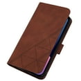 thumbnail image 3 of SaniMore for iPhone 15 Pro Max 6.7" Case Wireless Charging Support, Magnetic Flip Wallet Card Holder PU Leather Cover Built-in Kickstand & Wrist Strap Full Body Protective Shell, Brown, 3 of 7