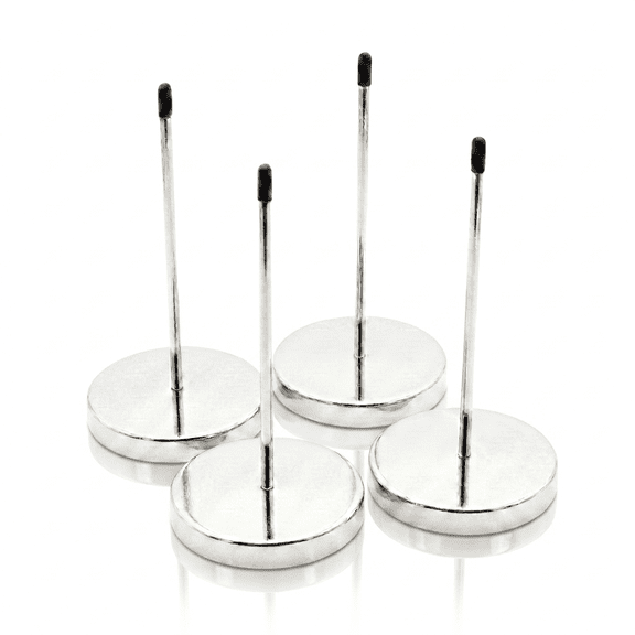 MH 4 Pcs Desktop Receipt Holder Bill Fork Receipt Spike Stick Straight Rod Stand for Paper Memo Note