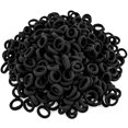 thumbnail image 1 of 400 lazos para el pelo de bebé, soportes elásticos para cola de caballo, suaves y sin costuras, multicolor, accesorios para el pelo de bebés (negro), 1 of 1