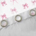 thumbnail image 4 of Manfei Cute Pink Bowknot Blackout Curtains Set of 2 (52x84 Each) for Girls Teens Female,Dreamy Princess Window Curtains,Kawaii Ribbon Bow Curtains and Drapes,Luxury Bedroom Decor, 4 of 6