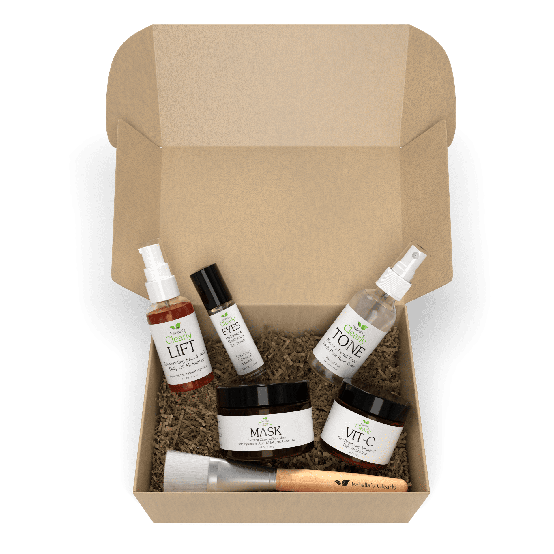 Natural FLAWLESS Skin Care Gift Set | Plant-Based Handcrafted Vegan Beauty Products Made in USA | Gift Idea for Her, Woman, Mom, Mother's Day, Christmas