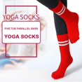 thumbnail image 2 of Women's Toe socks Cotton Crew Five Finger Socks for Running Yoga Athletic, 2 of 8