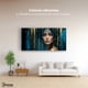 thumbnail image 3 of Cuadro Decorativo Canvas Reflejos Dorados 140x70, 3 of 4