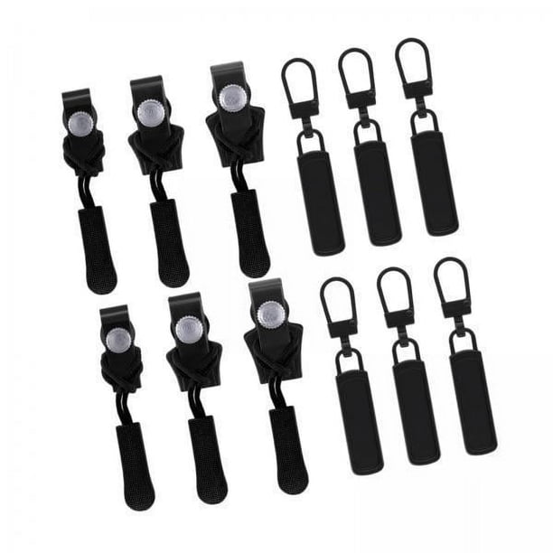 Kit de reparación de cremalleras,Kit de reparación de cremalleras de metal Extractor de cremalleras de mochila,Repuesto universal de reparación instantánea de cremalleras,Tirador de