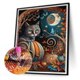 thumbnail image 2 of Kit de pintura de diamante 5D FLhrweasw gato taladro redondo completo decoración del hogar, 2 of 9